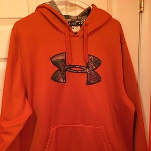 Under armour orange hoody